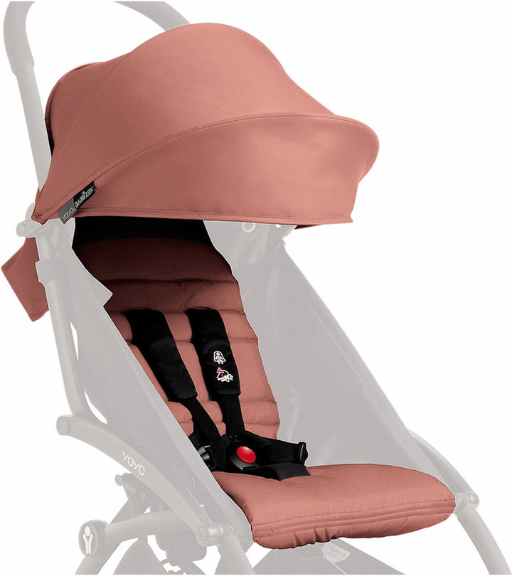 BABYZEN YOYO² 6+ Ginger color pack canopy and seat pad detail