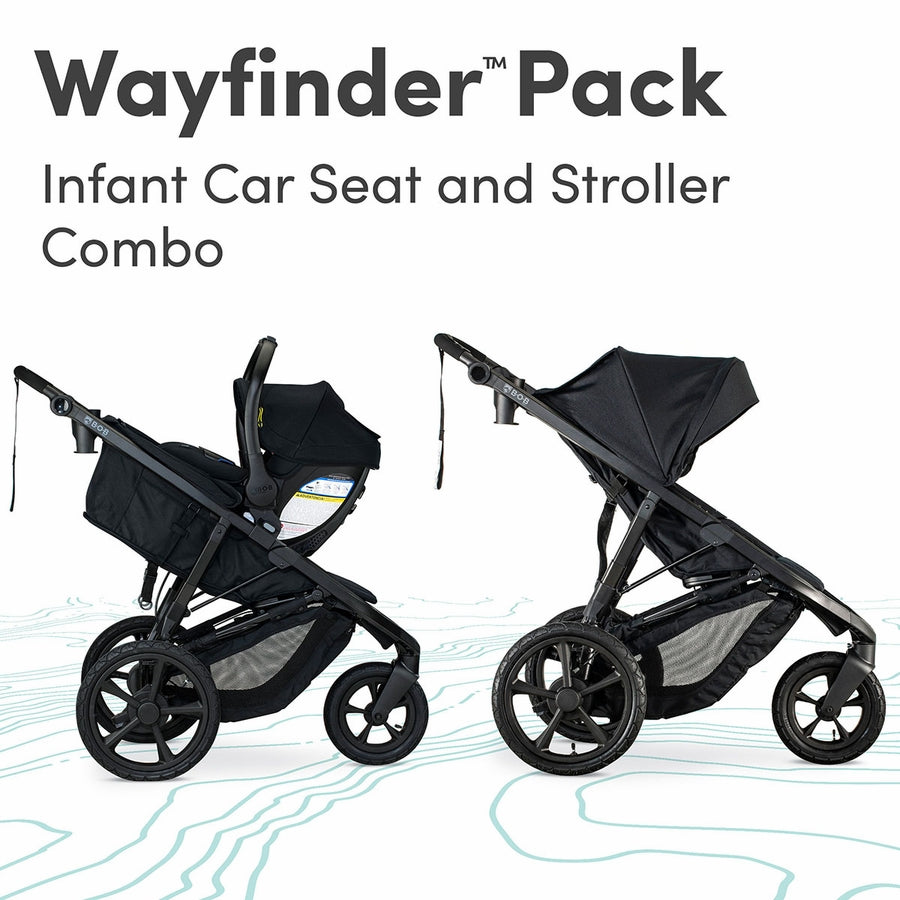 BOB Gear Wayfinder Travel System, Infant Car Seat and