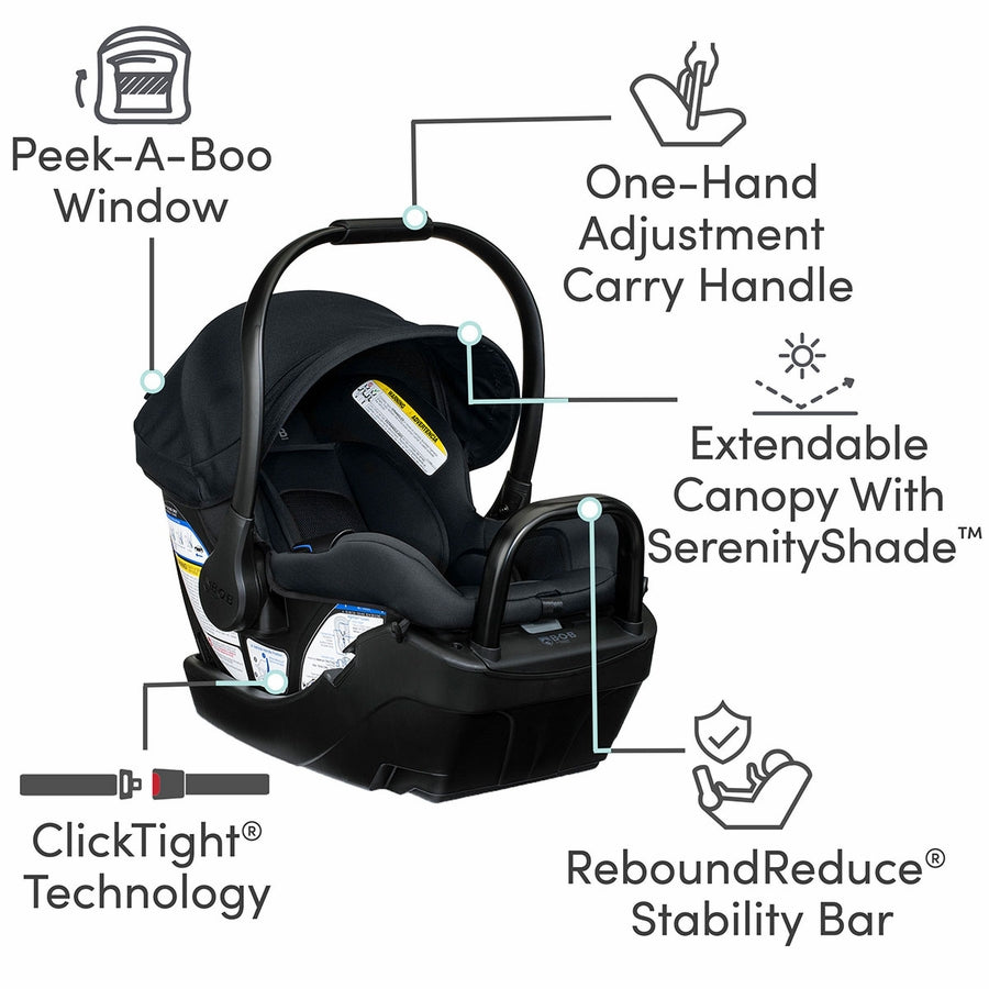 BOB Gear Wayfinder Travel System, Infant Car Seat and