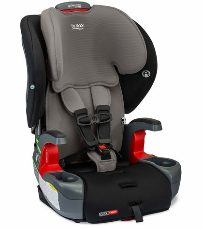Britax Grow With You ClickTight Harness Booster Car Seat - Gray Contour