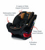 Britax One4Life Premium ClickTight All-in-One Convertible Car Seat - Ace Black (SafeWash + StayClean)