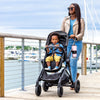 Evenflo Pivot Xpand Travel System with LiteMax Infant Car Seat - Sabino Grey (Open Box - New)