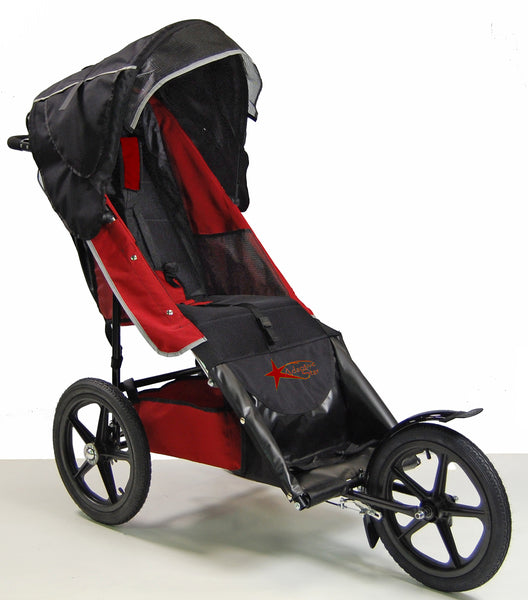 Adaptive Star Axiom Improv Mobility Push Chair - Red 