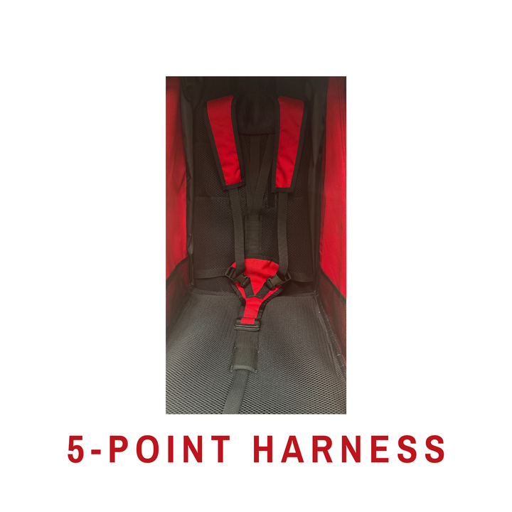 Adaptive Star Axiom ENDEAVOUR 4 Endeavour Push Chair - Red 5-point harness 