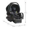 Evenflo Pivot Xpand Travel System with LiteMax Infant Car Seat - Sabino Grey (Open Box - New)