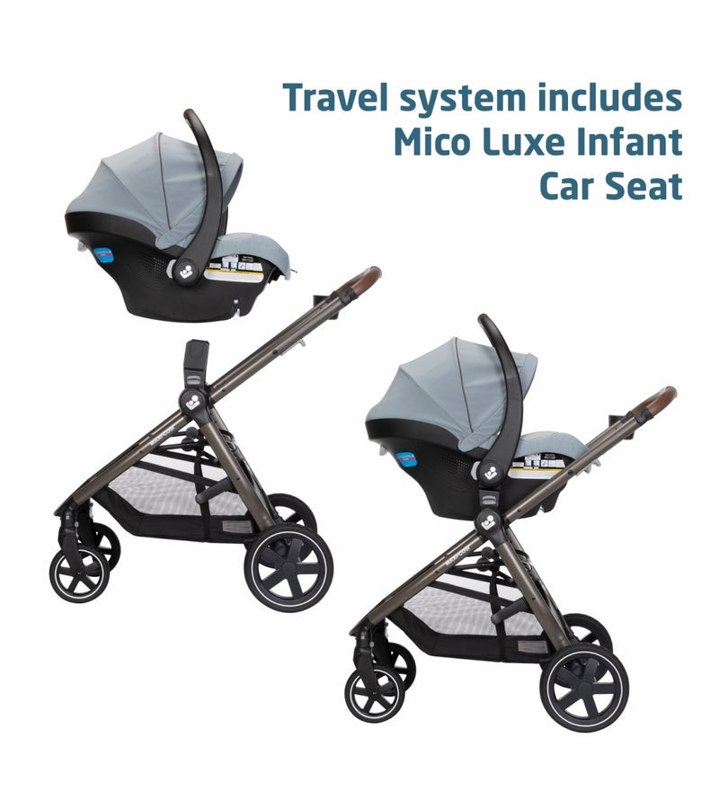Maxi-Cosi 2026 Zelia 2 Luxe 5-in-1 Modular Travel System - New Hope Grey
