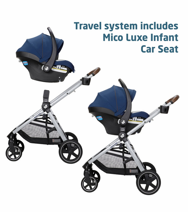 Maxi-Cosi 2026 Zelia 2 Luxe 5-in-1 Modular Travel System - New Hope Navy