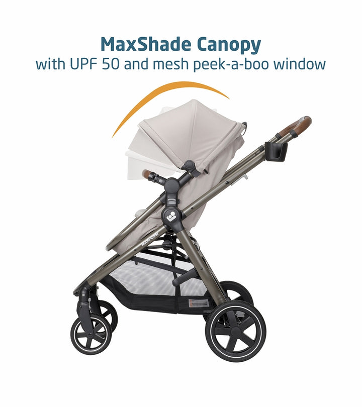 Maxi-Cosi 2026 Zelia 2 Luxe 5-in-1 Modular Travel System - New Hope Tan
