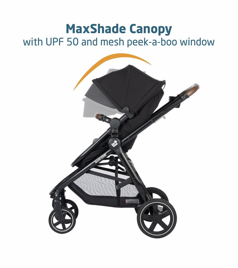Maxi-Cosi 2026 Zelia 2 Luxe 5-in-1 Modular Travel System - New Hope Black