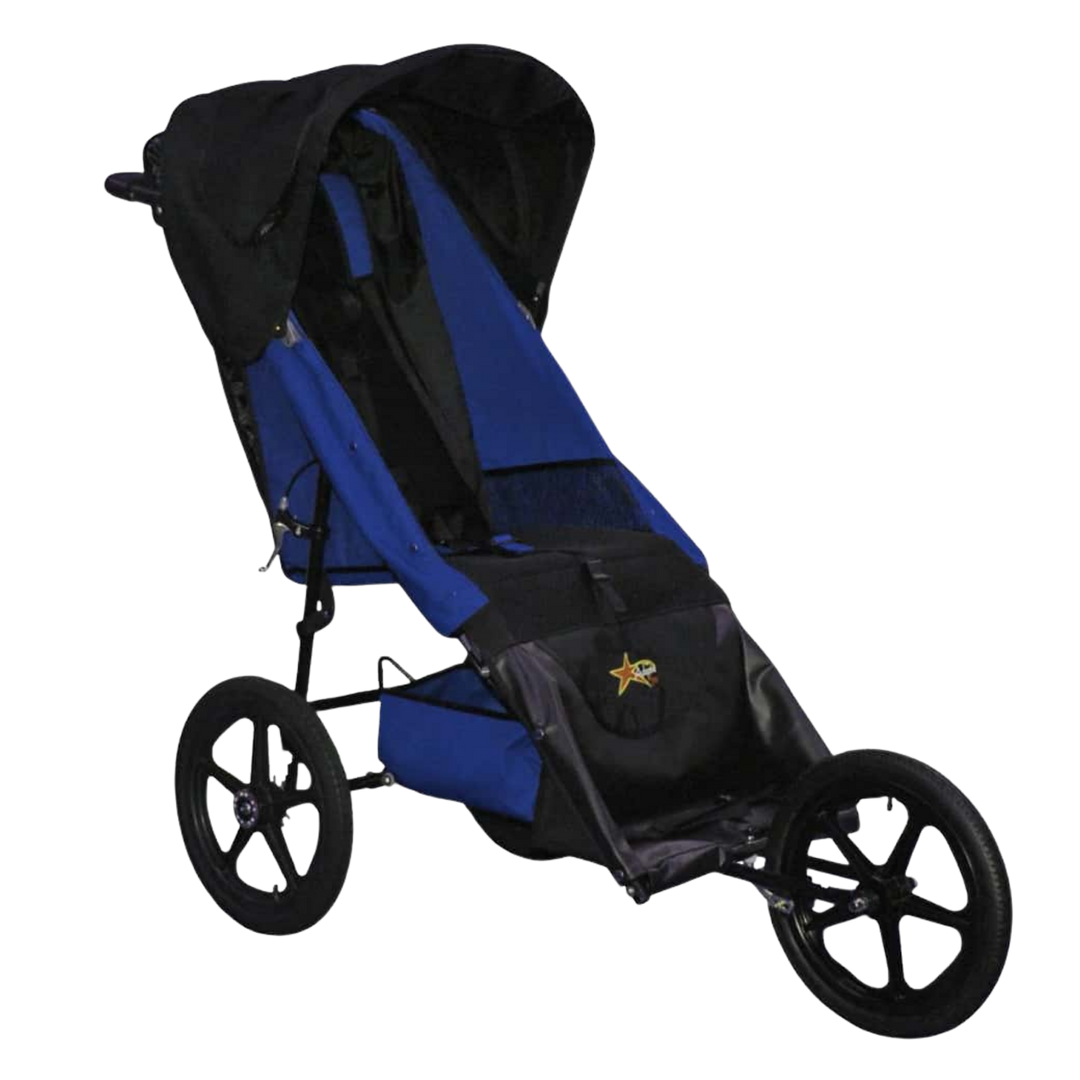 Adaptive Star Axiom IMPROV 2 Mobility Push Chair - Navy 