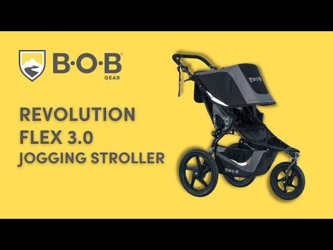 BOB Revolution Flex 3.0 Single Jogging Stroller official product overview
