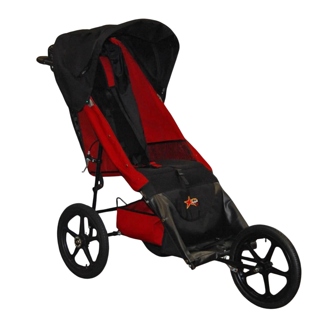 Adaptive Star Axiom IMPROV 3 Mobility Push Chair - Red 