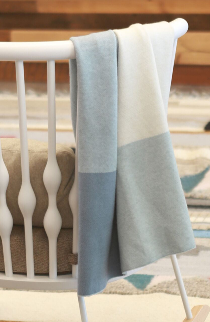 UPPAbaby Knit Blanket in Blue Multi / Color Block - image 2