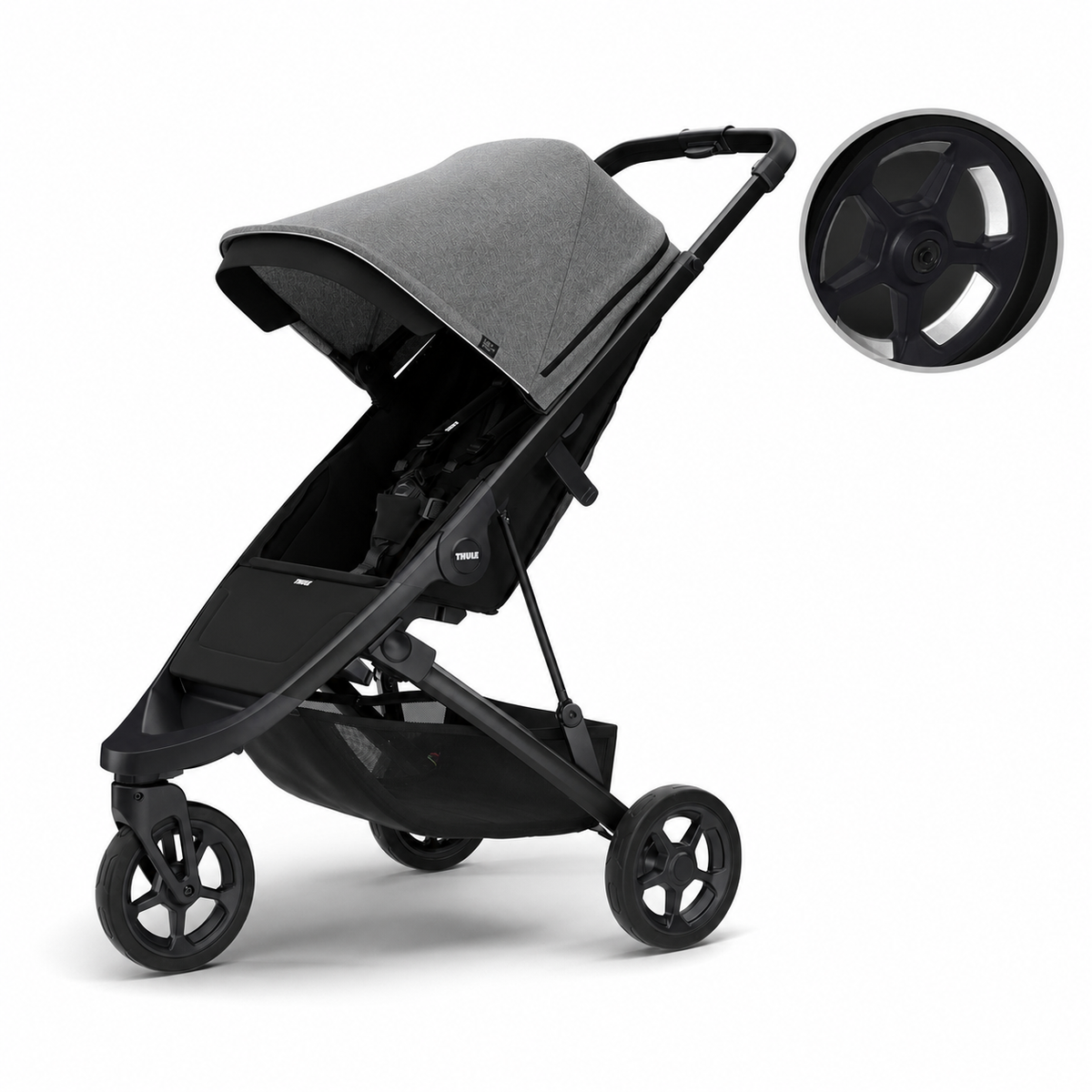 Thule Spring Stroller with Free Reflective Wheel Kit