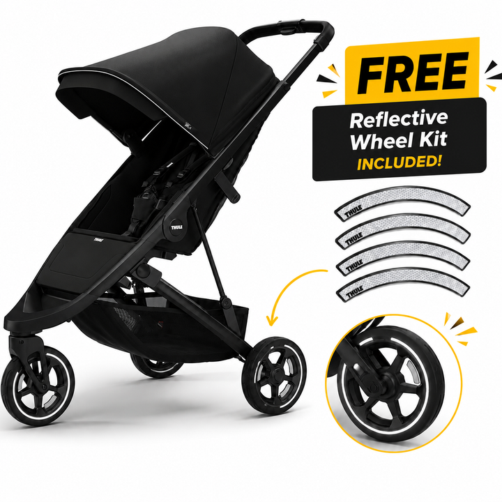 Free Thule Spring Reflect Wheel Kit included with every color