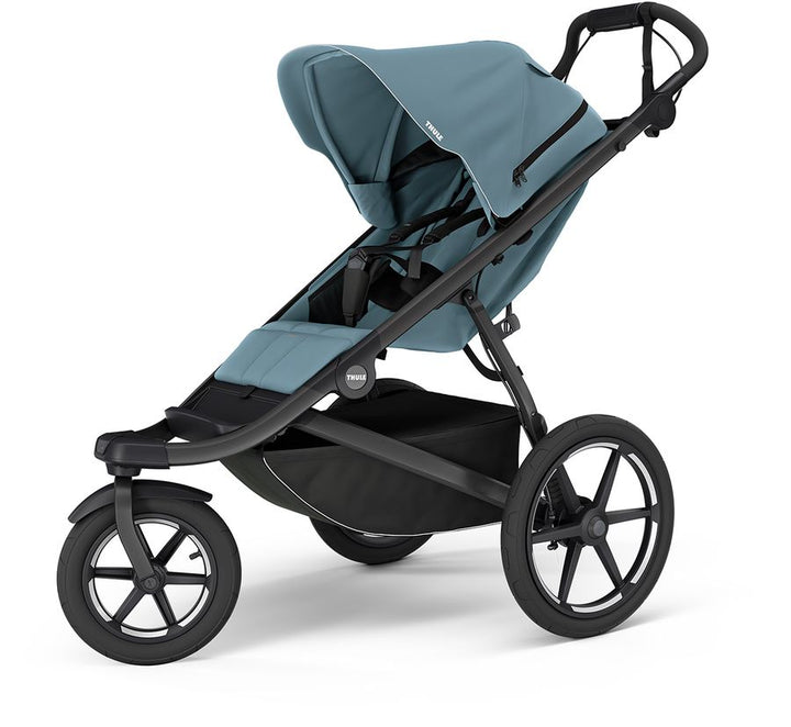 Thule Urban Glide 3 Single Jogging Stroller with NON-Magnetic Buckle - Mid-Blue