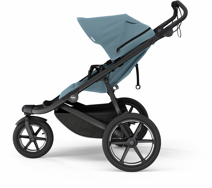 Thule Urban Glide 3 Single Jogging Stroller with NON-Magnetic Buckle - Mid-Blue