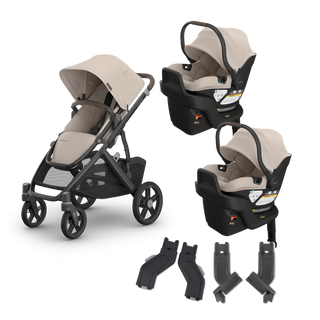 UPPAbaby Vista V3 Twin Aria V2 Travel System