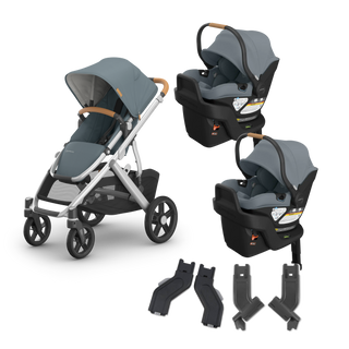 UPPAbaby Vista V3 Twin Aria V2 Travel System