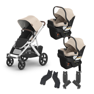 UPPAbaby Vista V3 Twin Aria V2 Travel System