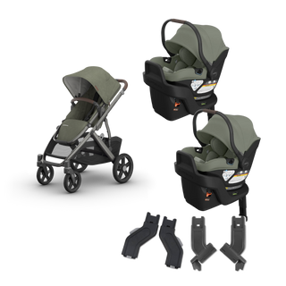UPPAbaby Vista V3 Twin Aria V2 Travel System