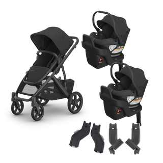 UPPAbaby Vista V3 Twin Aria V2 Travel System