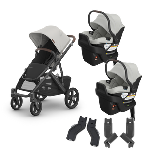UPPAbaby Vista V3 Twin Aria V2 Travel System