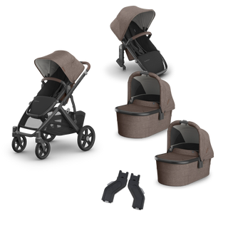 UPPAbaby Vista V3 Twin Bassinet Grow Stroller