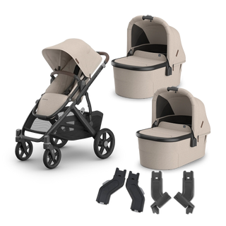 UPPAbaby Vista V3 Twin Bassinet Stroller
