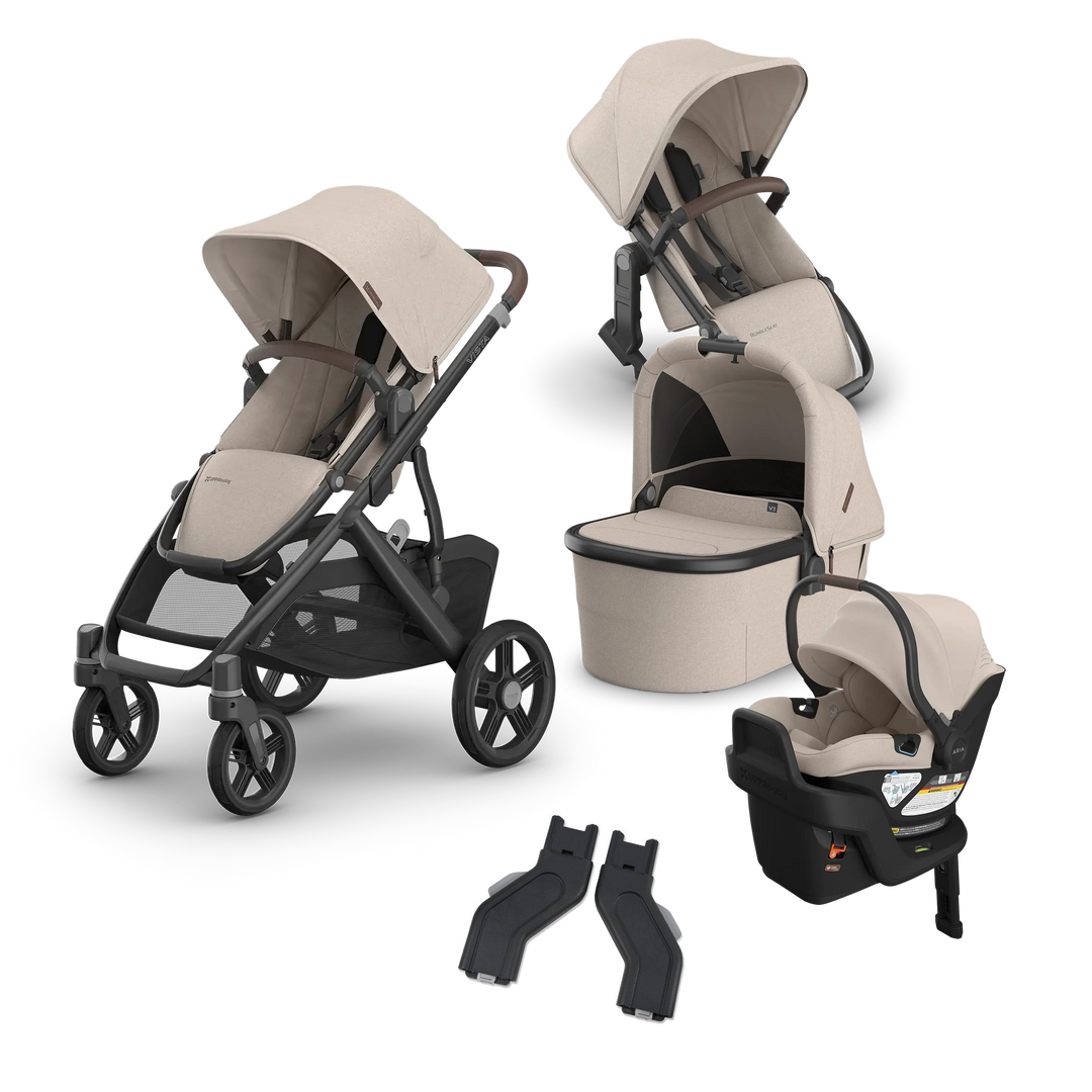 UPPAbaby Vista V3 Aria V2 Mega Bundle in Ada — exact-color transparent all-components cover — CK transparent exact V4