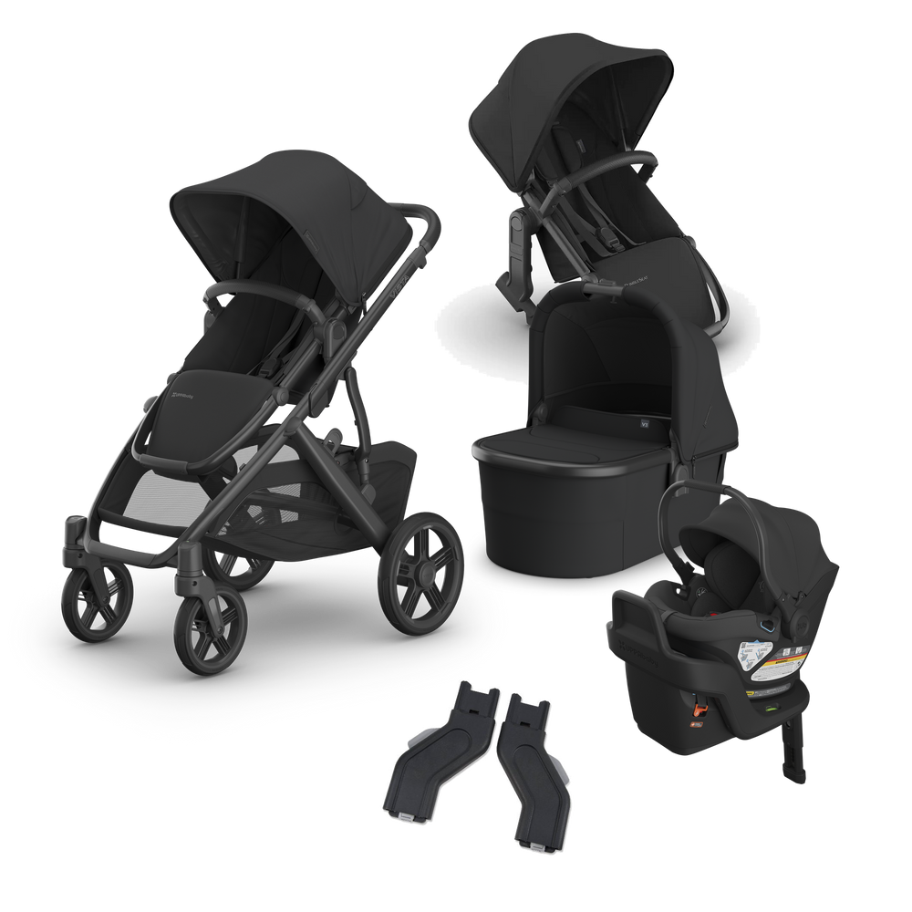 UPPAbaby Vista V3 Aria V2 Mega Bundle in Jake — exact-color transparent all-components cover — CK transparent exact V4