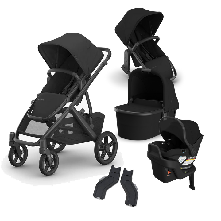 UPPAbaby Vista V3 Aria V2 Mega Bundle in James — exact-color transparent all-components cover — CK transparent exact V4