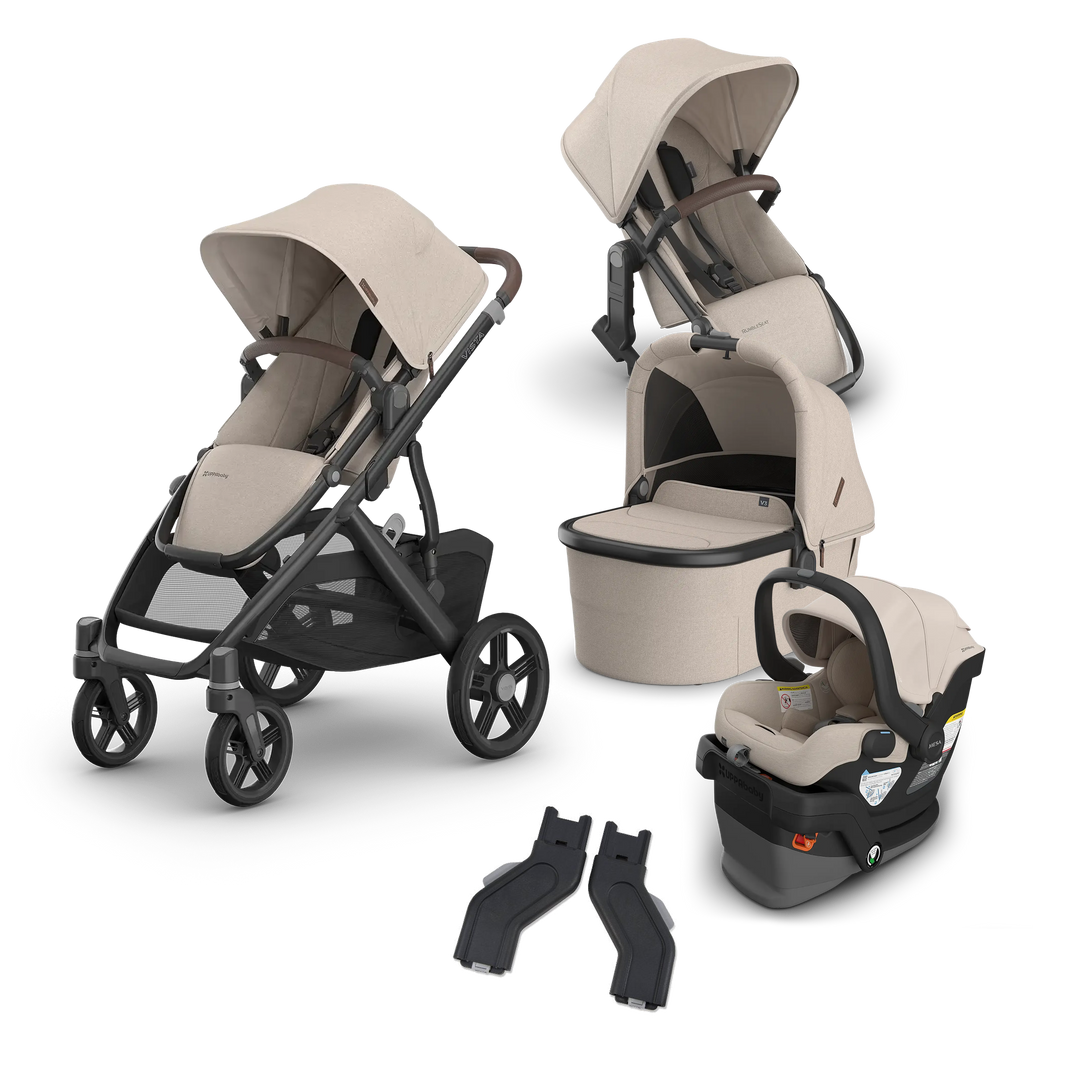 UPPAbaby Vista V3 Mesa V3 Mega Bundle in Ada — exact-color transparent all-components cover — CK transparent exact V4