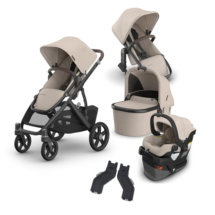 UPPAbaby Vista V3 Mesa V3 Mega Bundle in Ada — exact-color transparent all-components cover — CK transparent exact V4