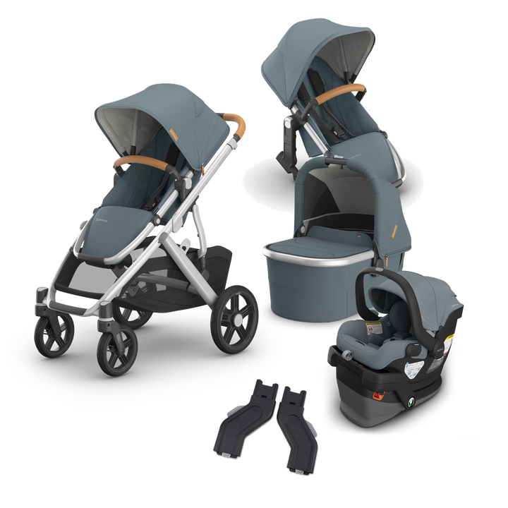 UPPAbaby Vista V3 Mesa V3 Mega Bundle in Callum — exact-color transparent all-components cover — CK transparent exact V4