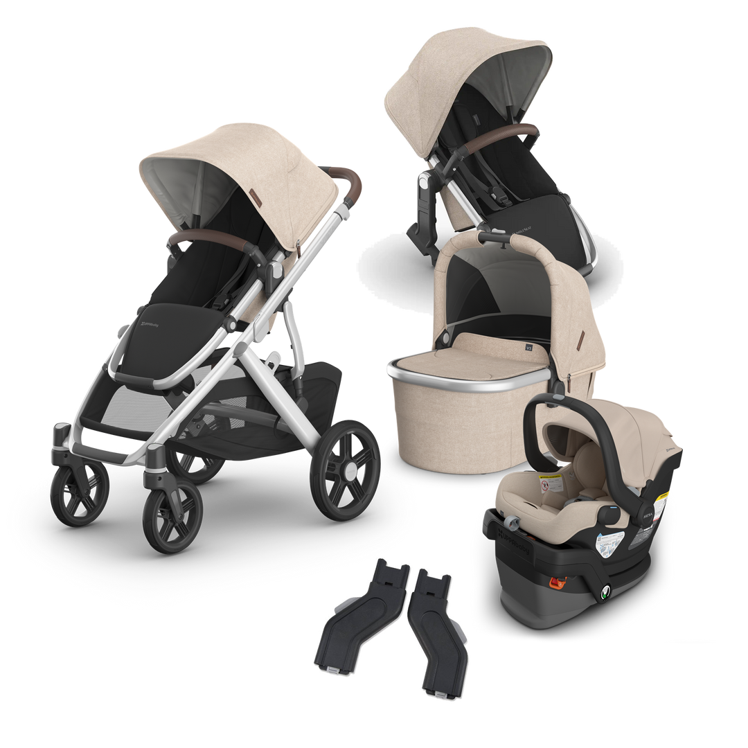 UPPAbaby Vista V3 Mesa V3 Mega Bundle in Declan — exact-color transparent all-components cover — CK transparent exact V4