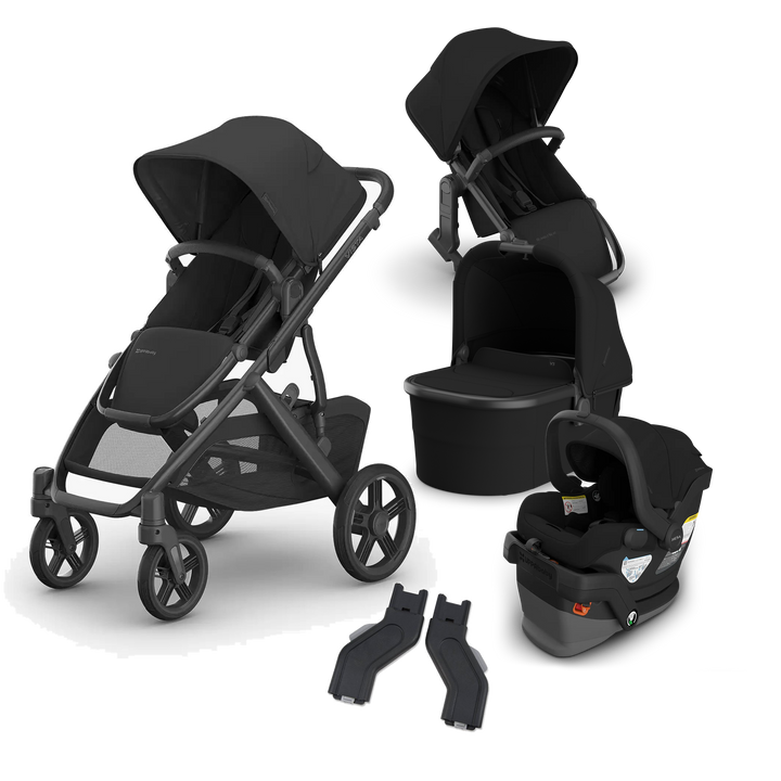UPPAbaby Vista V3 Mesa V3 Mega Bundle in James — exact-color transparent all-components cover — CK transparent exact V4