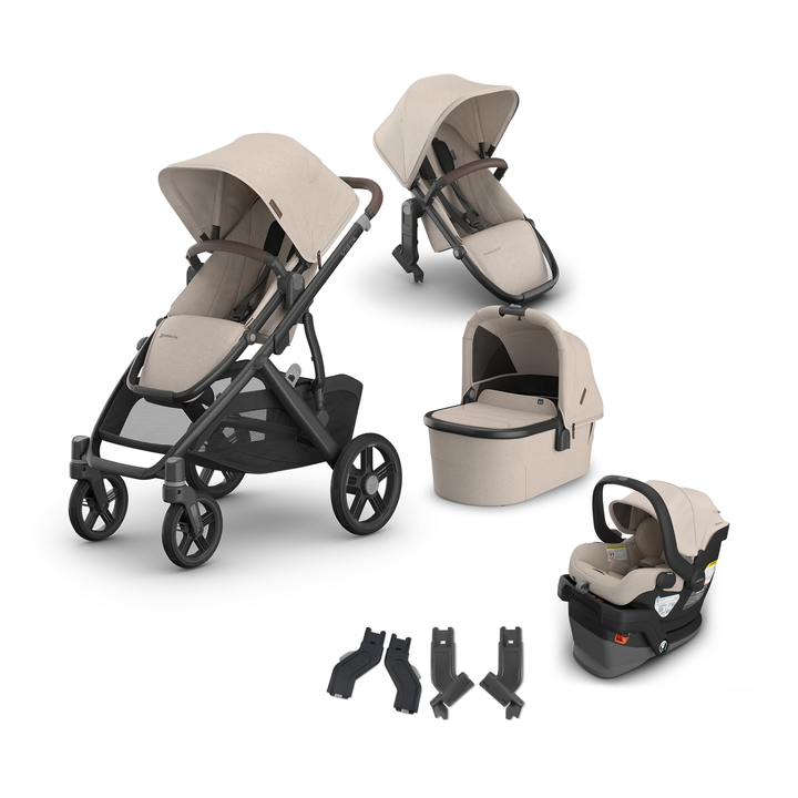 UPPAbaby Vista V3 Mesa V3 Mega Bundle in Ada — all included components