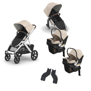 UPPAbaby Vista V3 Twin Aria V2 Grow Travel System
