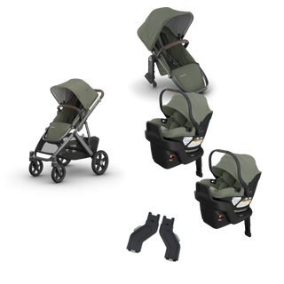 UPPAbaby Vista V3 Twin Aria V2 Grow Travel System