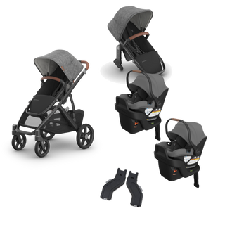 UPPAbaby Vista V3 Twin Aria V2 Grow Travel System