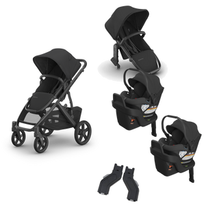 UPPAbaby Vista V3 Twin Aria V2 Grow Travel System