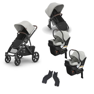 UPPAbaby Vista V3 Twin Aria V2 Grow Travel System