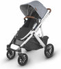 Vista V2 Stroller - Gregory - Blue Mélange | Silver Frame | Saddle Leather + Mesa V2 Infant Car Seat - Gregory - Blue Melange | Merino Wool (Open Box - NEW)