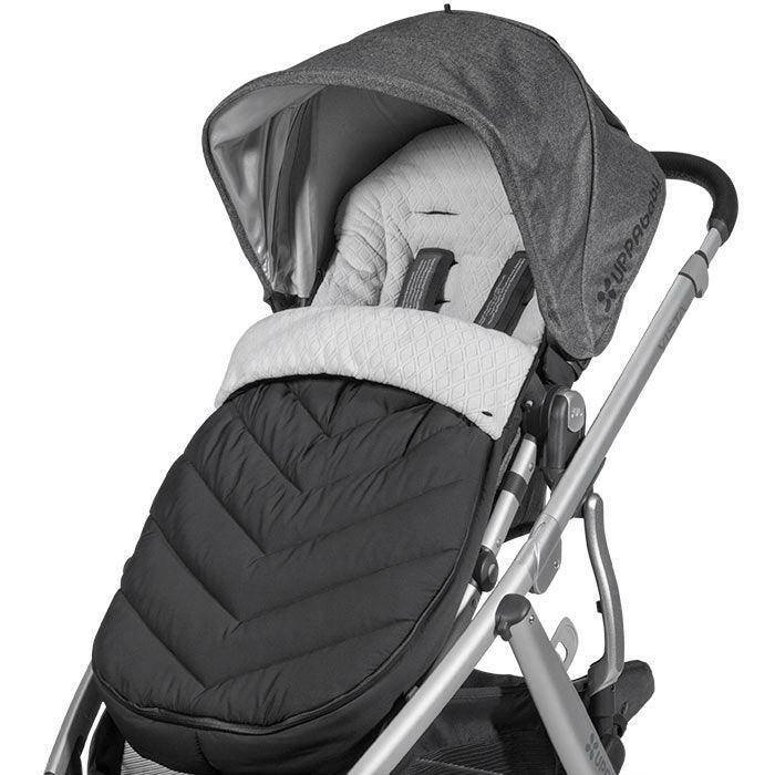 UPPAbaby CozyGanoosh Footmuff in Jake - installed close view