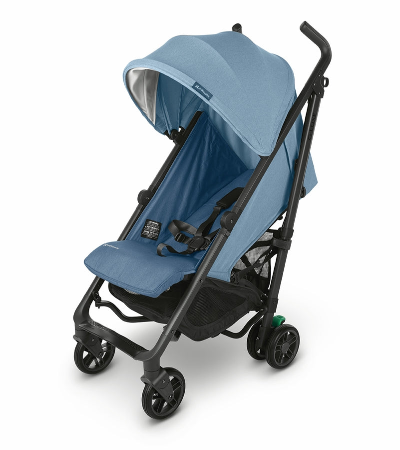 (Open Box - NEW) UPPAbaby G-Luxe Stroller - Charlotte (Coastal Blue Melange / Carbon)