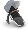 UPPAbaby RumbleSeat V2+ - Gregory (Blue Melange / Silver Frame / Saddle Leather)