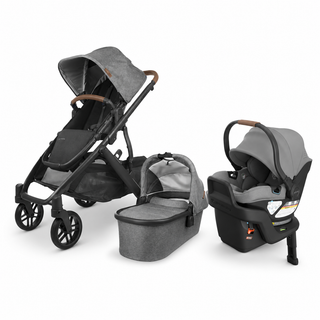 UPPAbaby Vista V2 + Aria V2 Travel System - Greyson (Charcoal Mélange)