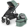 UPPAbaby Vista V2 + Mesa V2 Travel System Bundle -  Gwen / Jake (Green Mélange/Charcoal)