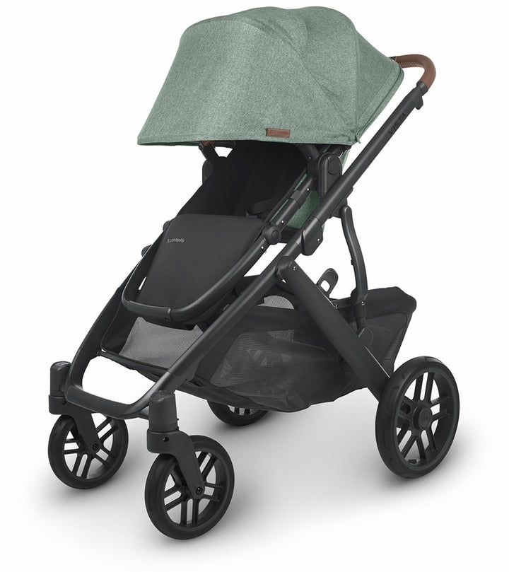 UPPAbaby Vista V2 + Mesa V3 Travel System Bundle -  Gwen / Jake (Green Mélange/Charcoal)